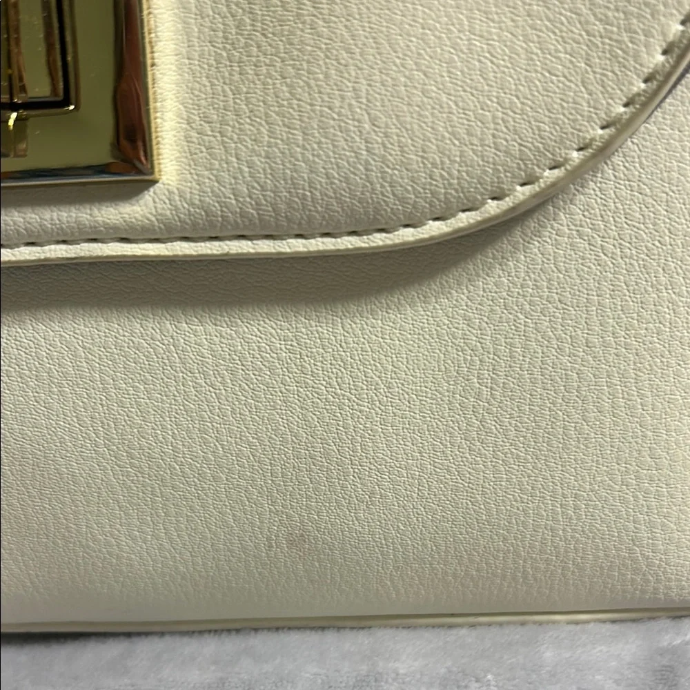 Madden Girl Cream Shoulder Bag